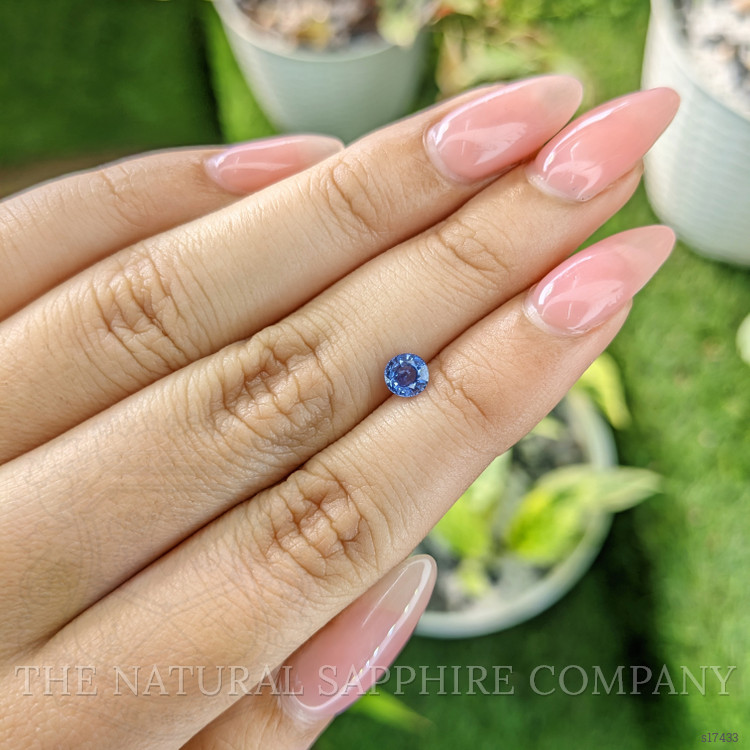0.62 Ct. Blue Sapphire from Ceylon (Sri Lanka)