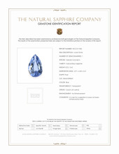 0.62 Ct. Sapphire from Ceylon (Sri Lanka) Scan Report