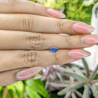 0.62 Ct. Blue Sapphire from Ceylon (Sri Lanka) Life Style