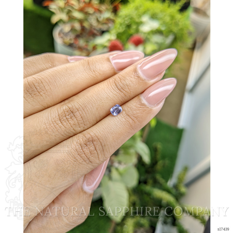 0.57 Ct. Violet Sapphire from Ceylon (Sri Lanka)