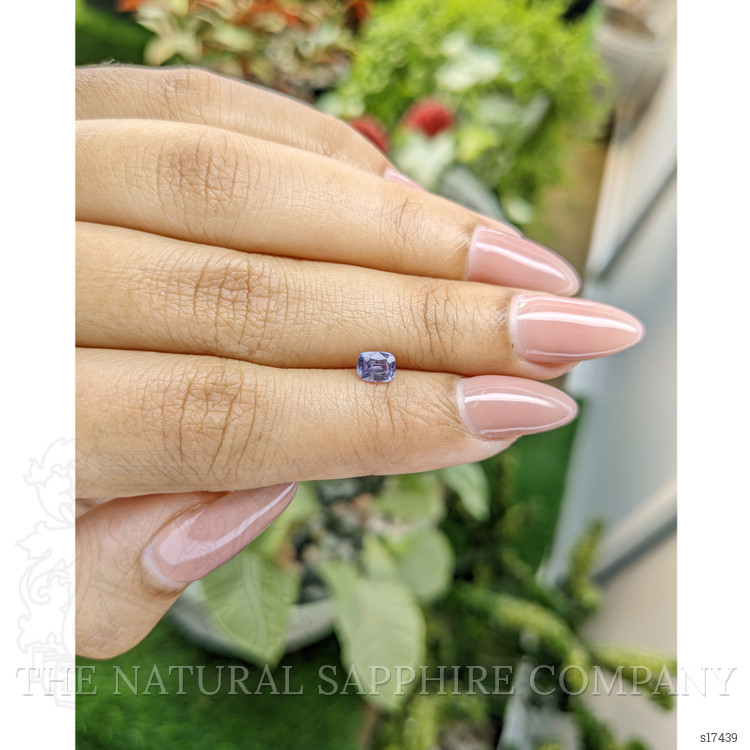 0.57 Ct. Violet Sapphire from Ceylon (Sri Lanka)
