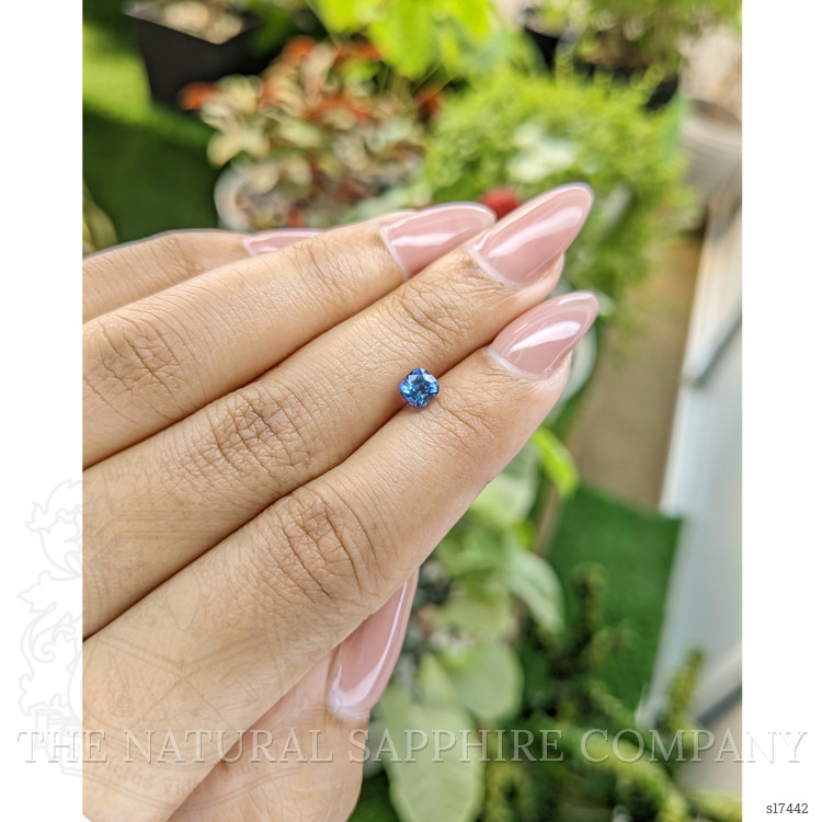 0.62 Ct. Blue Sapphire from Ceylon (Sri Lanka)