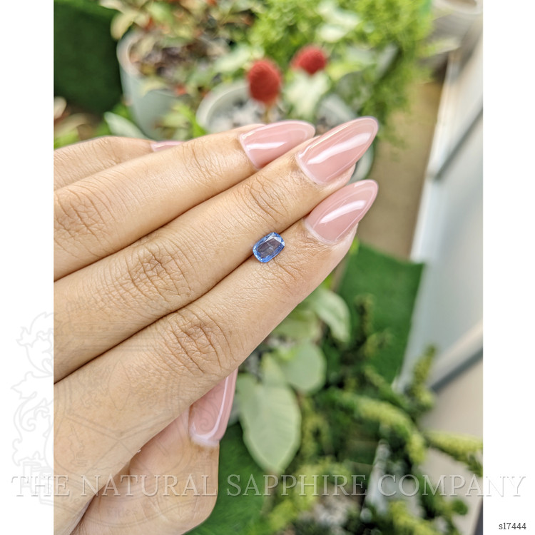 0.64 Ct. Blue Sapphire from Ceylon (Sri Lanka)