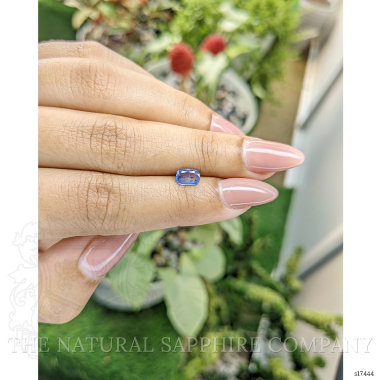 0.64 Ct. Blue Sapphire from Ceylon (Sri Lanka)