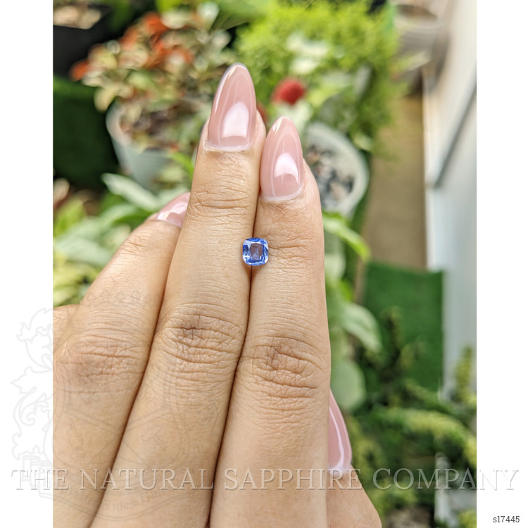 0.63 Ct. Blue Sapphire from Ceylon (Sri Lanka)