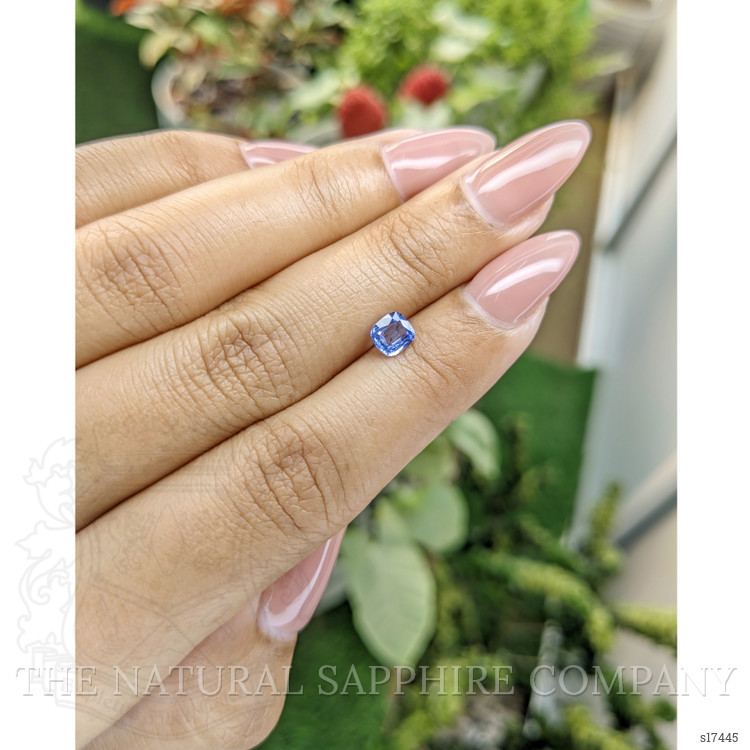0.63 Ct. Blue Sapphire from Ceylon (Sri Lanka)