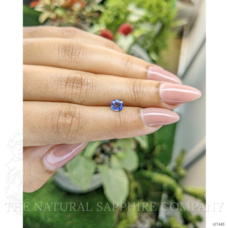 0.63 Ct. Blue Sapphire from Ceylon (Sri Lanka)