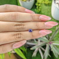0.69 Ct. Color Change Sapphire from Ceylon (Sri Lanka) Life Style