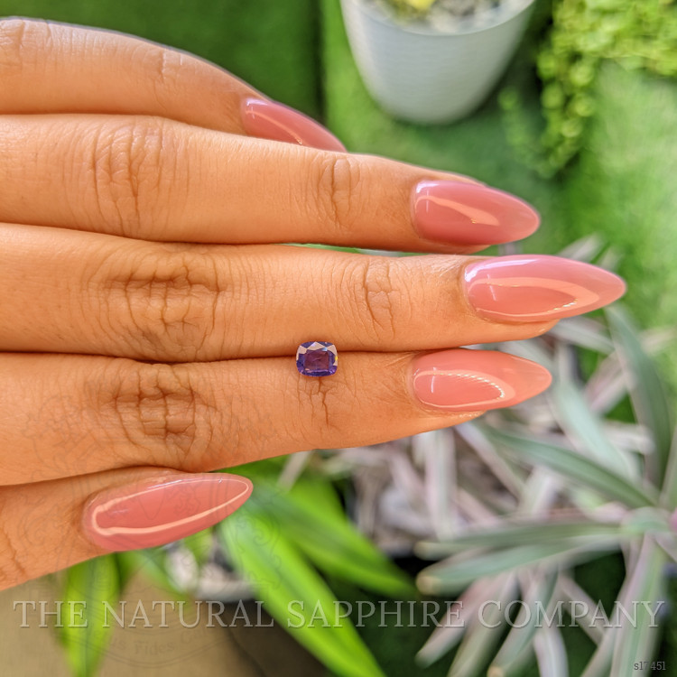 0.69 Ct. Color Change Sapphire from Ceylon (Sri Lanka)