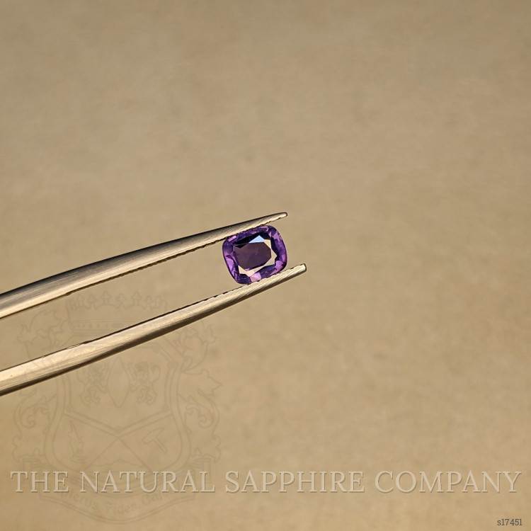 0.69 Ct. Color Change Sapphire from Ceylon (Sri Lanka)