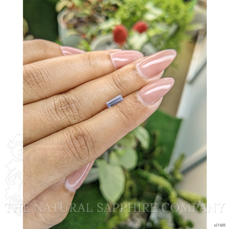 0.44 Ct. Violet Sapphire from Ceylon (Sri Lanka)