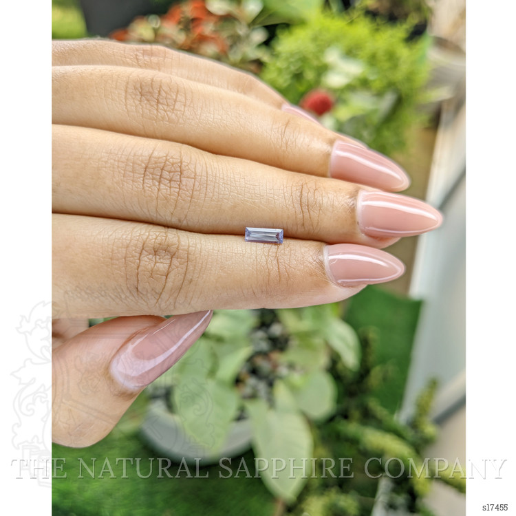 0.44 Ct. Violet Sapphire from Ceylon (Sri Lanka)