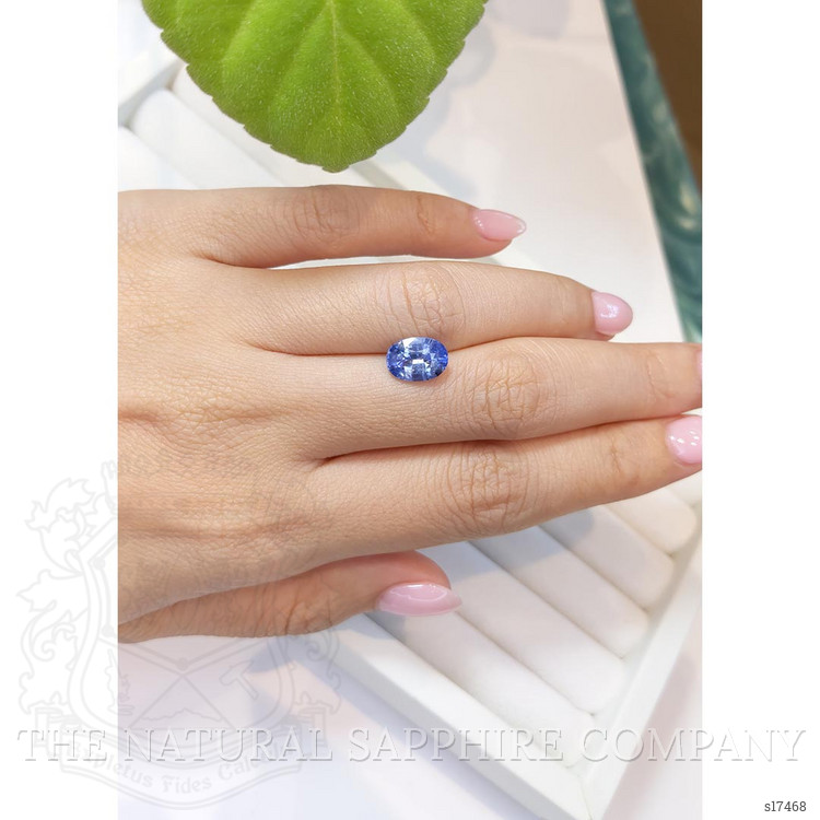 2.76 Ct. Blue Sapphire from Ceylon (Sri Lanka)