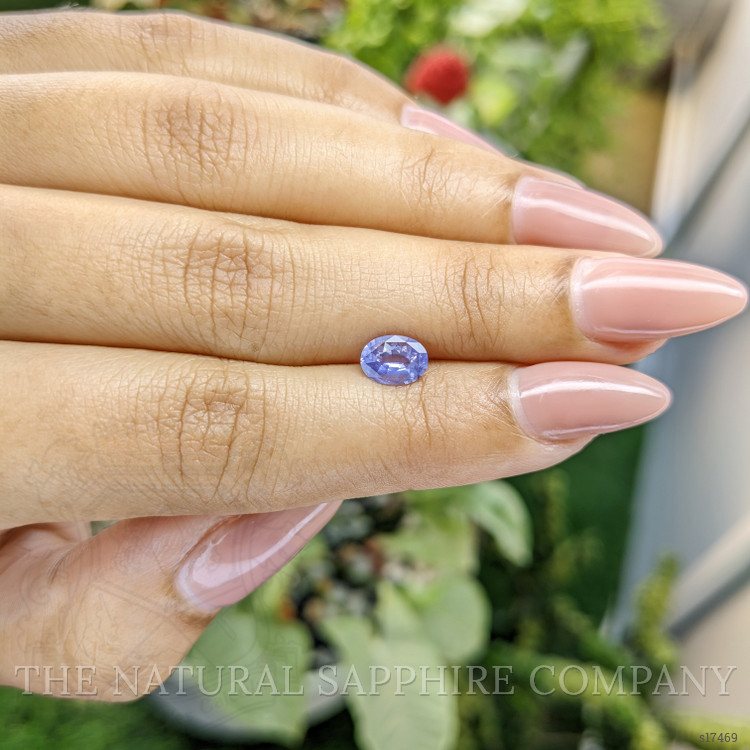 0.98 Ct. Purple Sapphire from Ceylon (Sri Lanka)