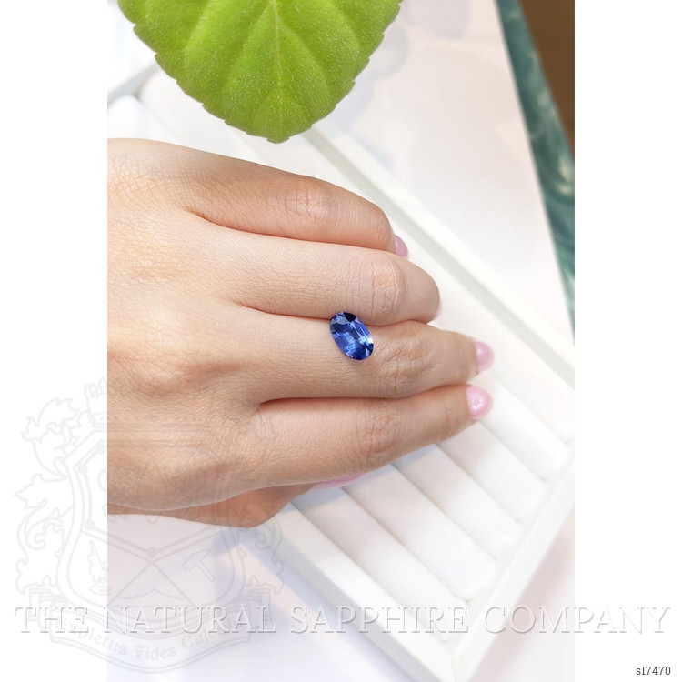 2.25 Ct. Blue Sapphire from Ceylon (Sri Lanka)