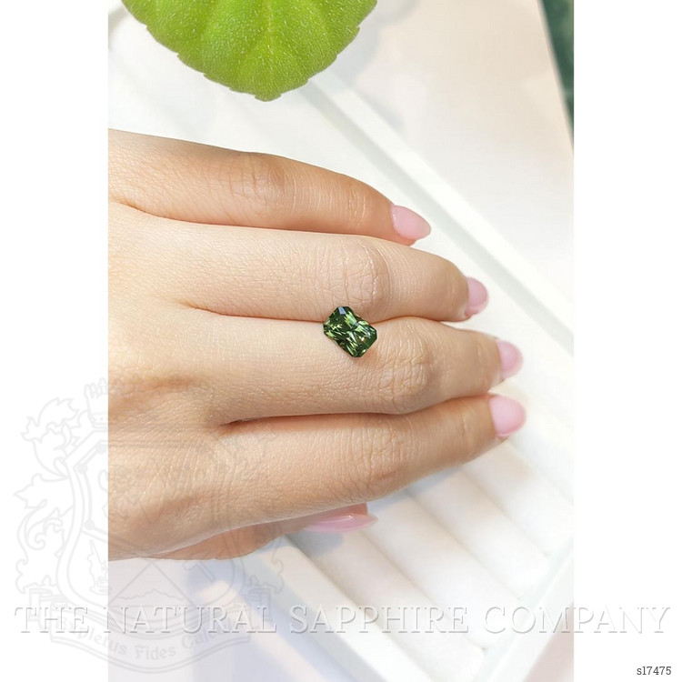 1.84 Ct. Green Sapphire from Madagascar