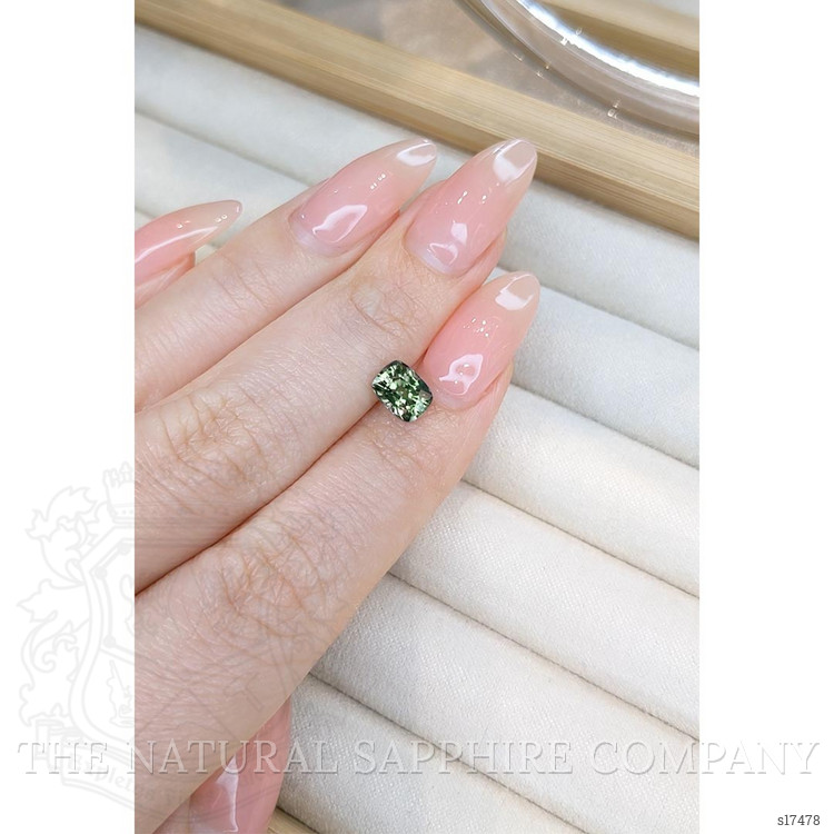 1.66 Ct. Green Sapphire from Madagascar