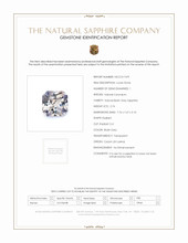 2.74 Ct. Bluish Grey Sapphire from Ceylon (Sri Lanka) Scan Report