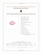 0.40 Ct. Padparadscha Sapphire from Ceylon (Sri Lanka) Scan Report