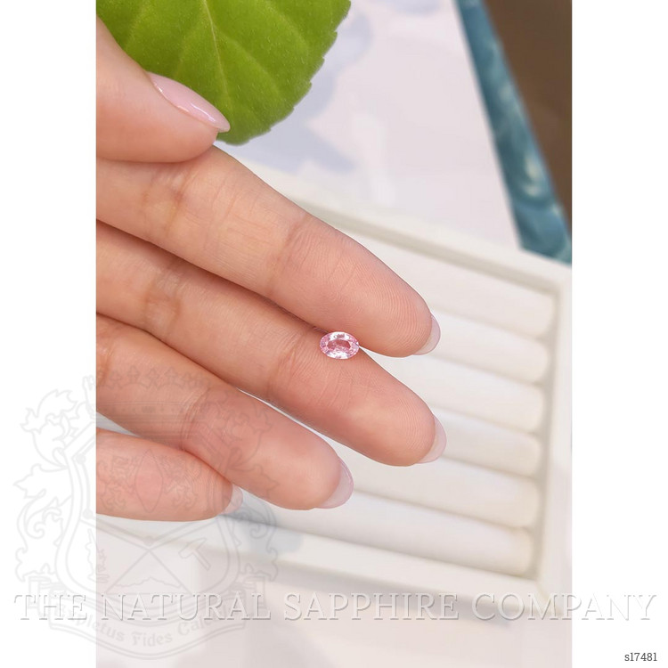 0.41 Ct. Pink Sapphire from Ceylon (Sri Lanka)