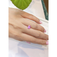 0.91 Ct. Pink Sapphire from Ceylon (Sri Lanka) Life Style