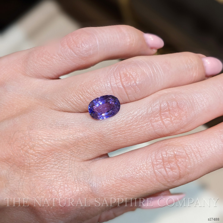 4.03 Ct. Color Change Sapphire from Ceylon (Sri Lanka)
