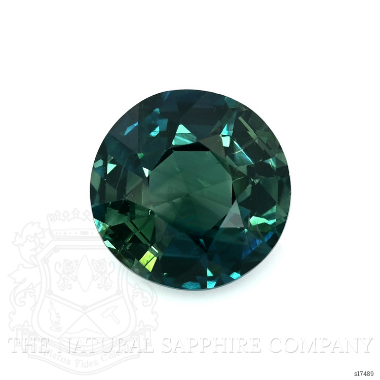 5.06 Ct. Bluish Green Sapphire from Ceylon (Sri Lanka)
