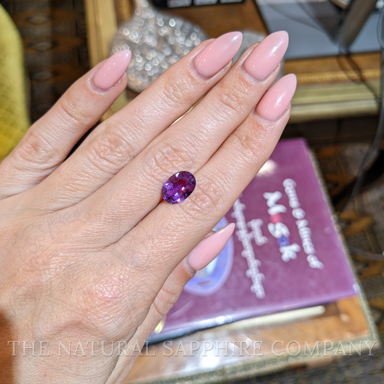 4.00 Ct. Purple Sapphire from Madagascar