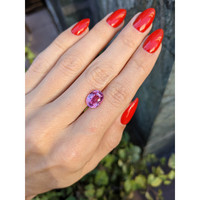 4.05 Ct. Pink Sapphire from Madagascar Life Style