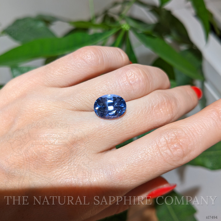 6.70 Ct. Blue Sapphire from Ceylon (Sri Lanka)