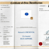 6.31 Ct. Blue Sapphire from Ceylon (Sri Lanka) Scan Report