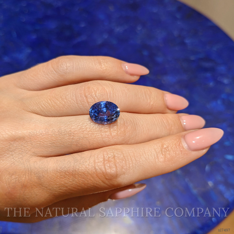 6.31 Ct. Blue Sapphire from Ceylon (Sri Lanka)