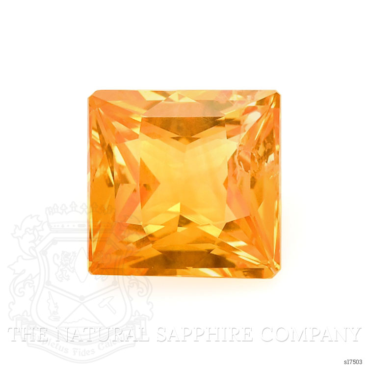 1.18 Ct. Yellowish Orange Sapphire from Ceylon (Sri Lanka)