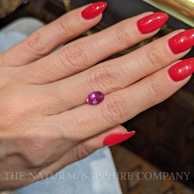 2.04 Ct. Pink Sapphire from Ceylon (Sri Lanka)
