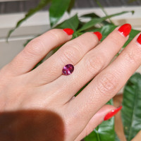 1.52 Ct. Pink Sapphire from Ceylon (Sri Lanka) Life Style