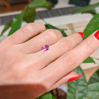 1.07 Ct. Pink Sapphire from Ceylon (Sri Lanka) Life Style