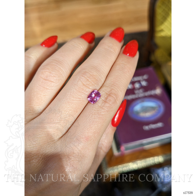 1.27 Ct. Purplish Pink Sapphire from Ceylon (Sri Lanka)