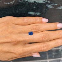 1.30 Ct. Blue Sapphire from Thailand Life Style