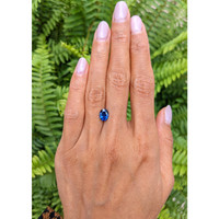 1.69 Ct. Blue Sapphire from Thailand Life Style