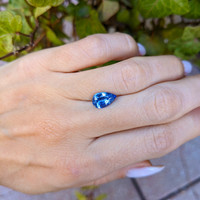 2.00 Ct. Blue Sapphire from Madagascar Life Style
