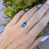 2.00 Ct. Blue Sapphire from Madagascar Life Style