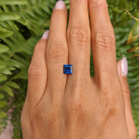 1.44 Ct. Blue Sapphire from Thailand Life Style