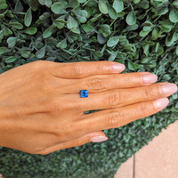 1.44 Ct. Blue Sapphire from Thailand Life Style