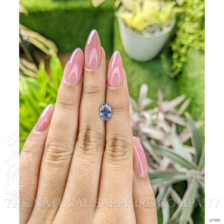 1.63 Ct. Bi Color Sapphire from Ceylon (Sri Lanka)