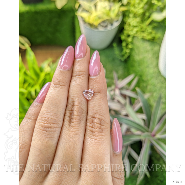 1.46 Ct. Peach Sapphire from Ceylon (Sri Lanka)