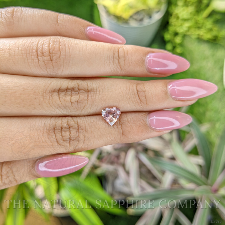 1.46 Ct. Peach Sapphire from Ceylon (Sri Lanka)