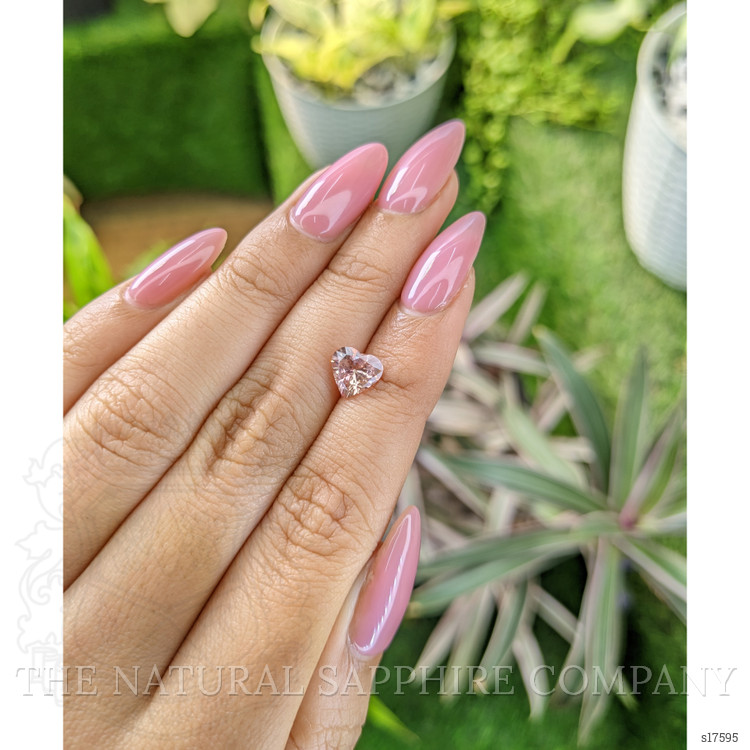 1.46 Ct. Peach Sapphire from Ceylon (Sri Lanka)