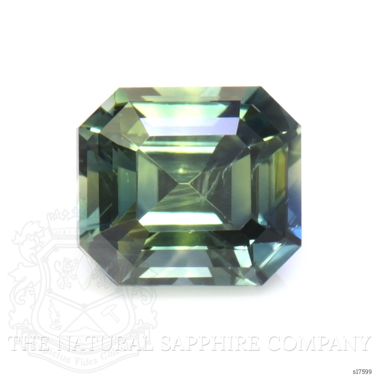 1.27 Ct. Bluish Green Sapphire from Ceylon (Sri Lanka)