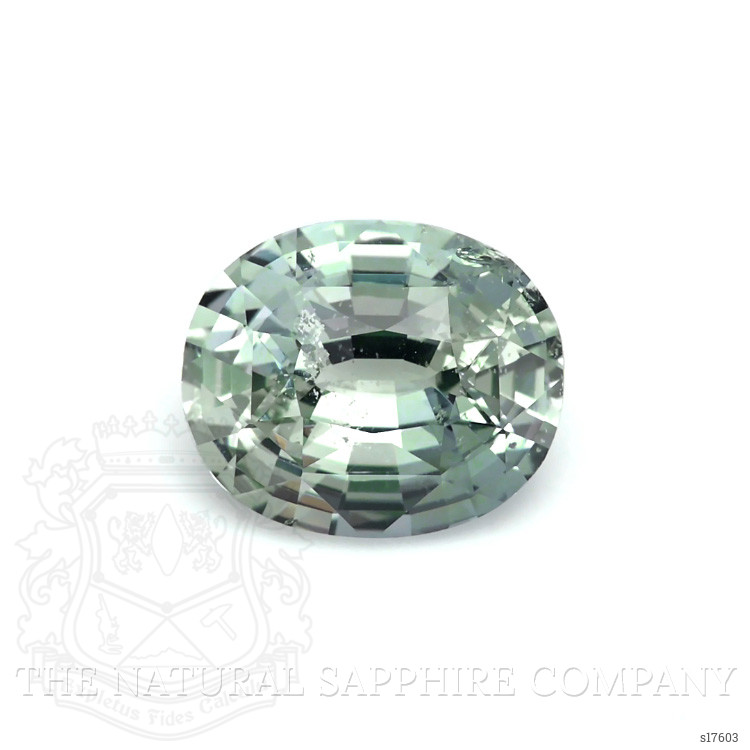 3.14 Ct. Bluish Green Sapphire from Ceylon (Sri Lanka)