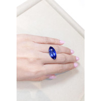12.27 Ct. Blue Sapphire from Ceylon (Sri Lanka) Life Style